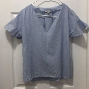 Madewell Sundrift Ruffle Top